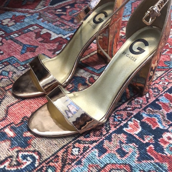 Rose gold guess heels - Picture 2 of 7